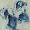 BLUE POPPIES by Rosemary Gifford at Ross's Online Art Auctions