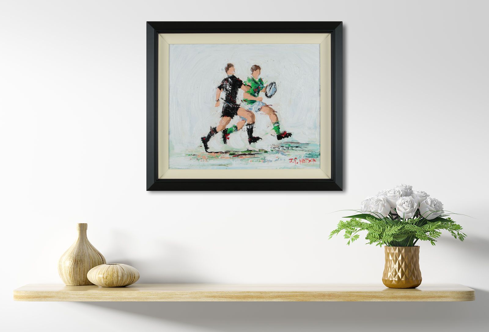 ALL BLACKS VERSES IRELAND 2022 by J.P. Neeson at Ross's Online Art Auctions