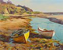 FISHING BOATS, REDBAY by Donal McNaughton at Ross's Online Art Auctions