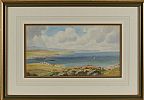 ENTRANCE TO LARNE LOUGH by Joseph William  Carey RUA at Ross's Online Art Auctions
