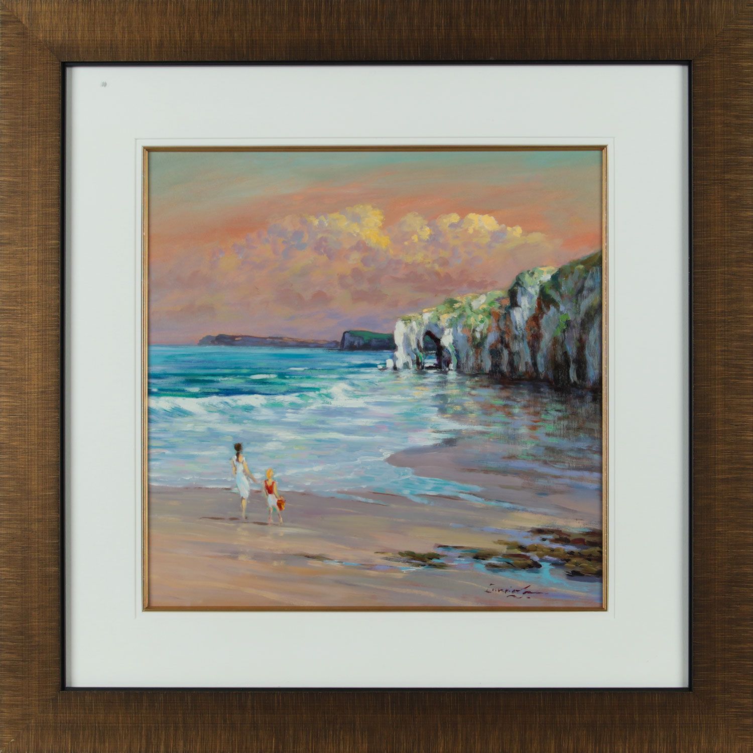 WHITE ROCKS, PORTRUSH by William Cunningham at Ross's Online Art Auctions