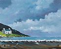 COTTAGE BY THE ATLANTIC OCEAN by Sean Lorinyenko at Ross's Online Art Auctions