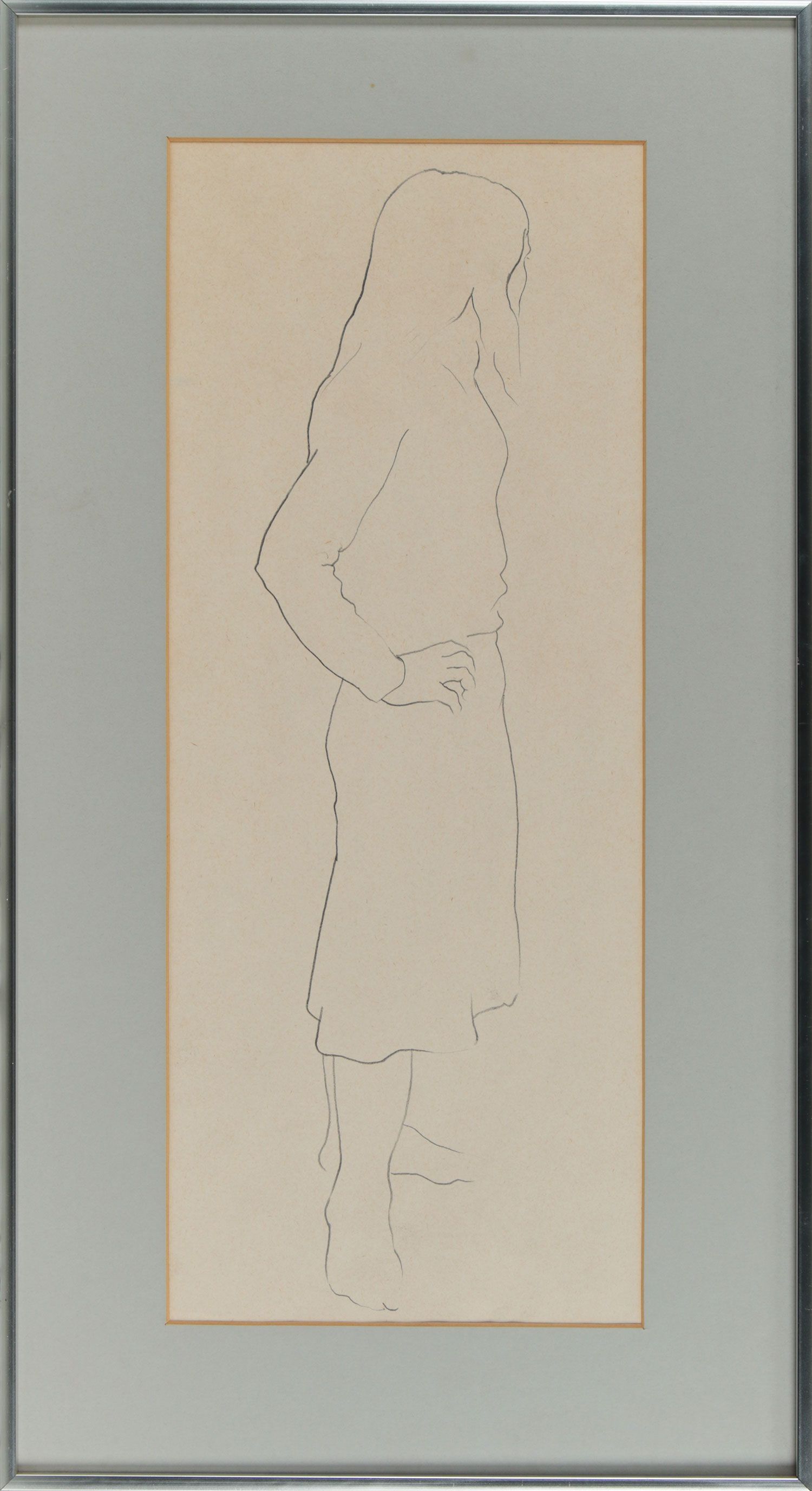 STUDY OF A YOUNG GIRL by Vernon Carter at Ross's Online Art Auctions