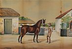 RACEHORSE AGNES by H.W. STANDING at Ross's Online Art Auctions