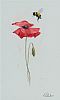 POPPY AND BEE by Lawrence Chambers at Ross's Online Art Auctions