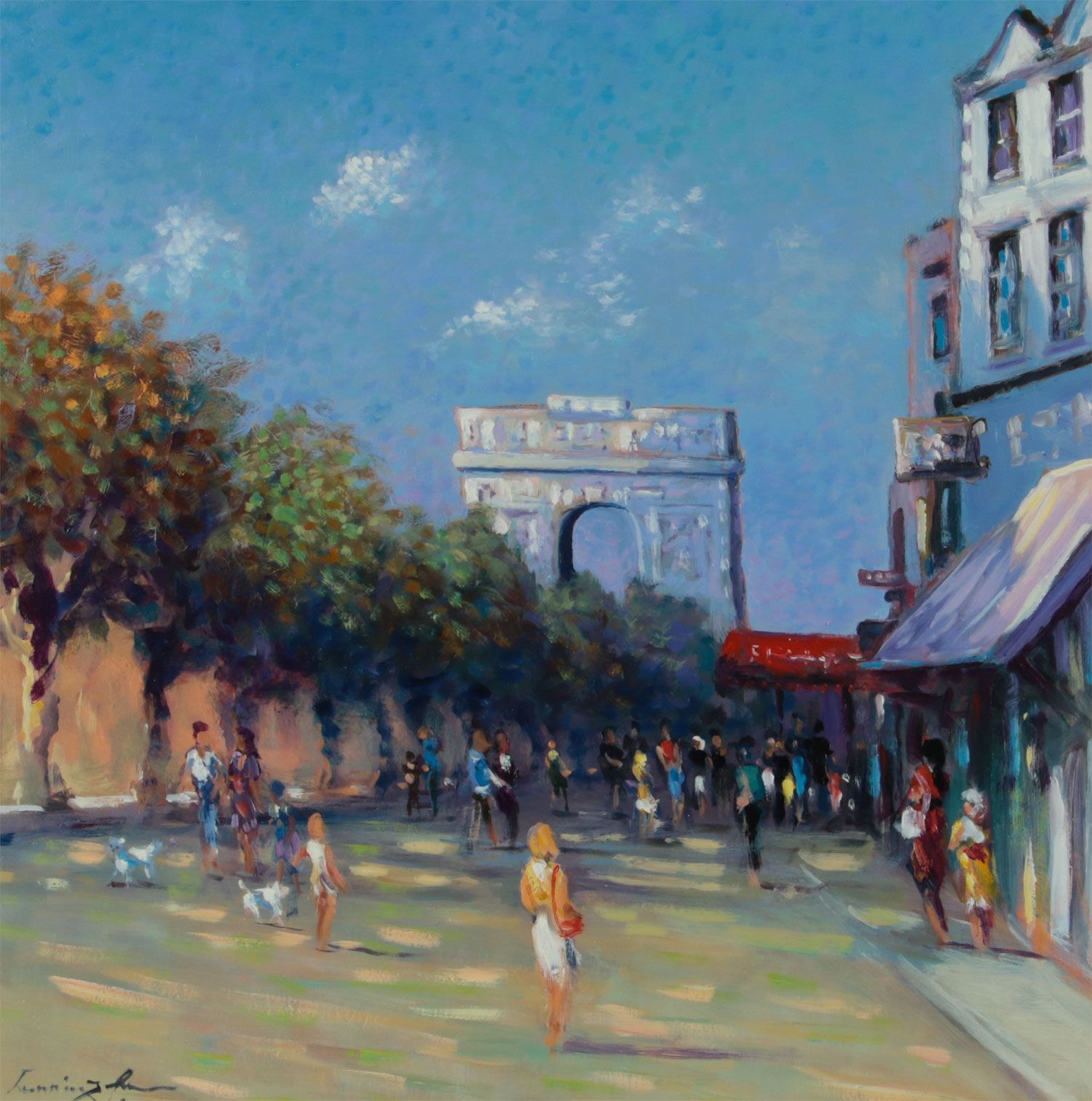 PARIS by William Cunningham at Ross's Online Art Auctions