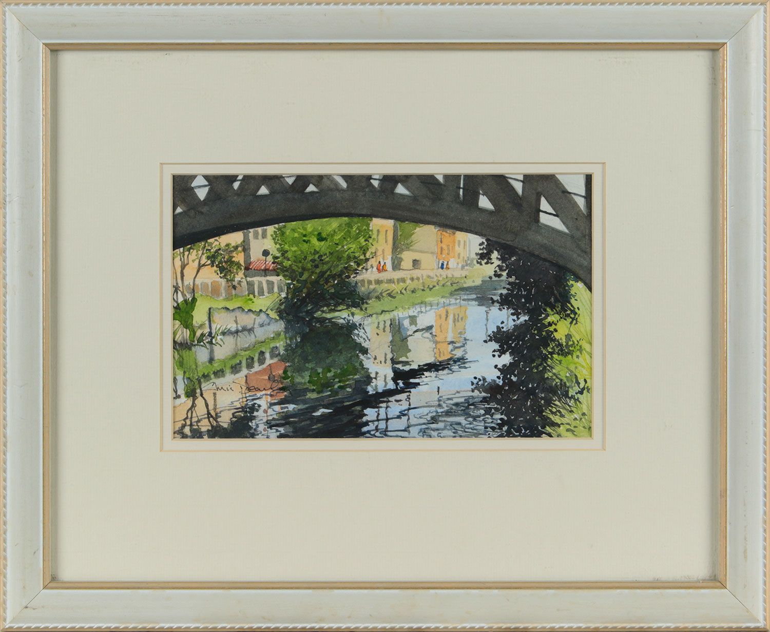 RIVER REFECTIONS by Chris Dearden RUA at Ross's Online Art Auctions