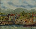 ANNALONG HARBOUR by J. Moore at Ross's Online Art Auctions