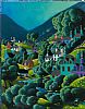 RIVER THROUGH THE VILLAGE by George Callaghan at Ross's Online Art Auctions