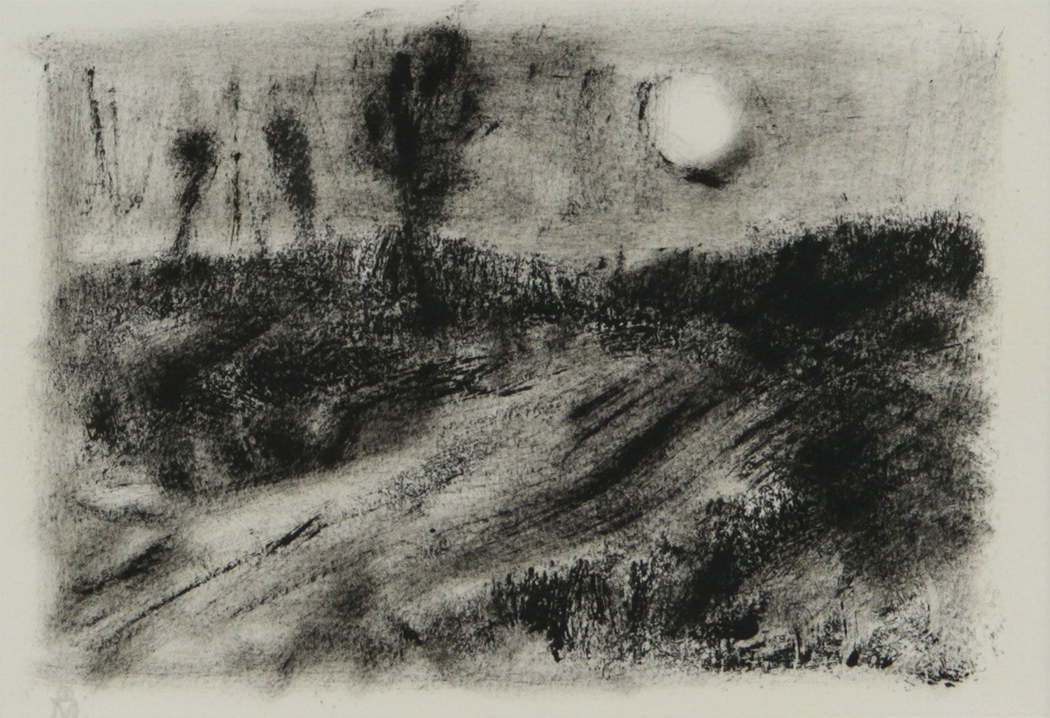 MOONLIT PATH by Colin Middleton RHA RUA at Ross's Online Art Auctions