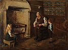 MENDING THE TOY by Henry John Dobson at Ross's Online Art Auctions