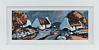 FISHING VILLAGE, WEST OF IRELAND by Patrick Murphy at Ross's Online Art Auctions