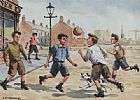 STREET FOOTBALL by James McDonald at Ross's Online Art Auctions