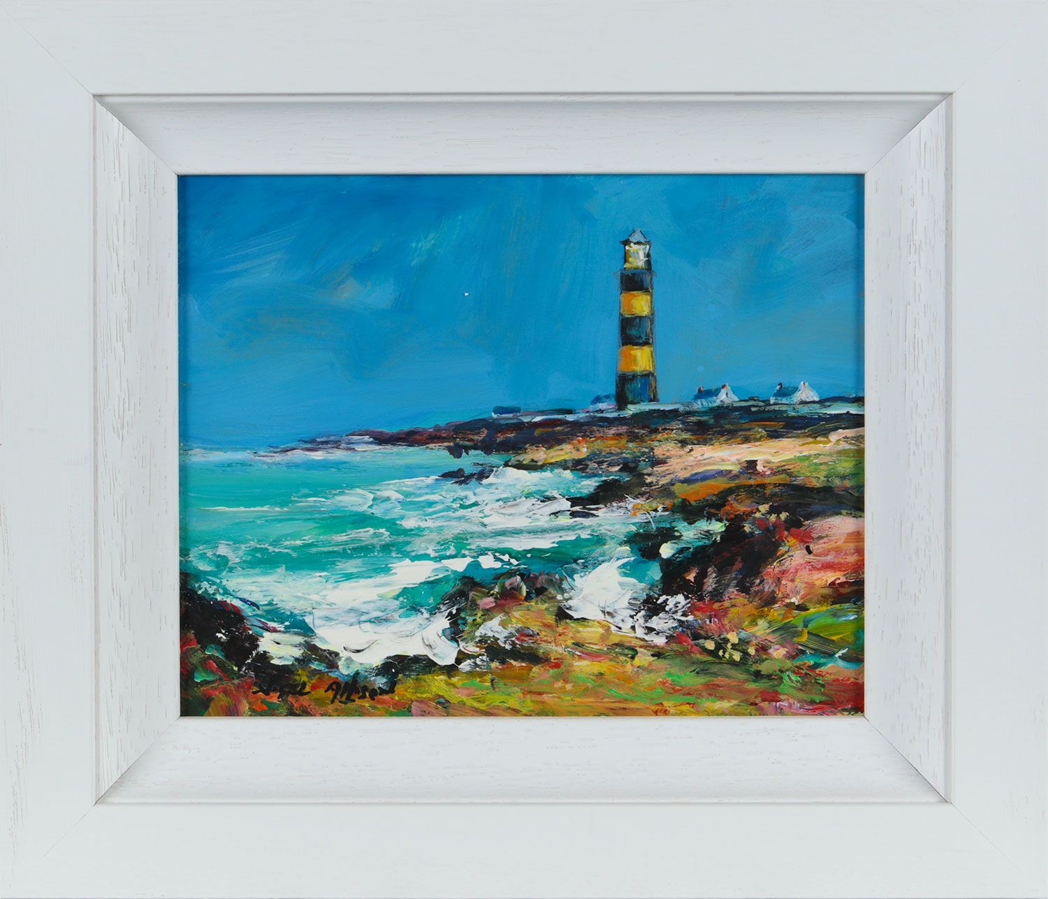 ST JOHN'S POINT COUNTY DOWN by Nigel Allison at Ross's Online Art Auctions