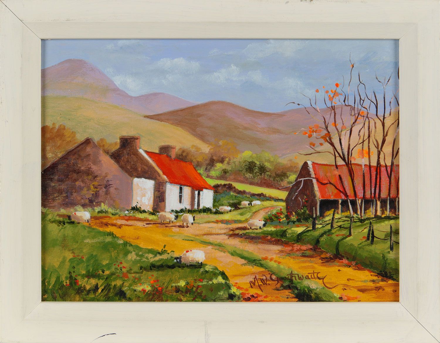 MUBUOY ROAD , SPERRINS by Miles Gaythwaite at Ross's Online Art Auctions