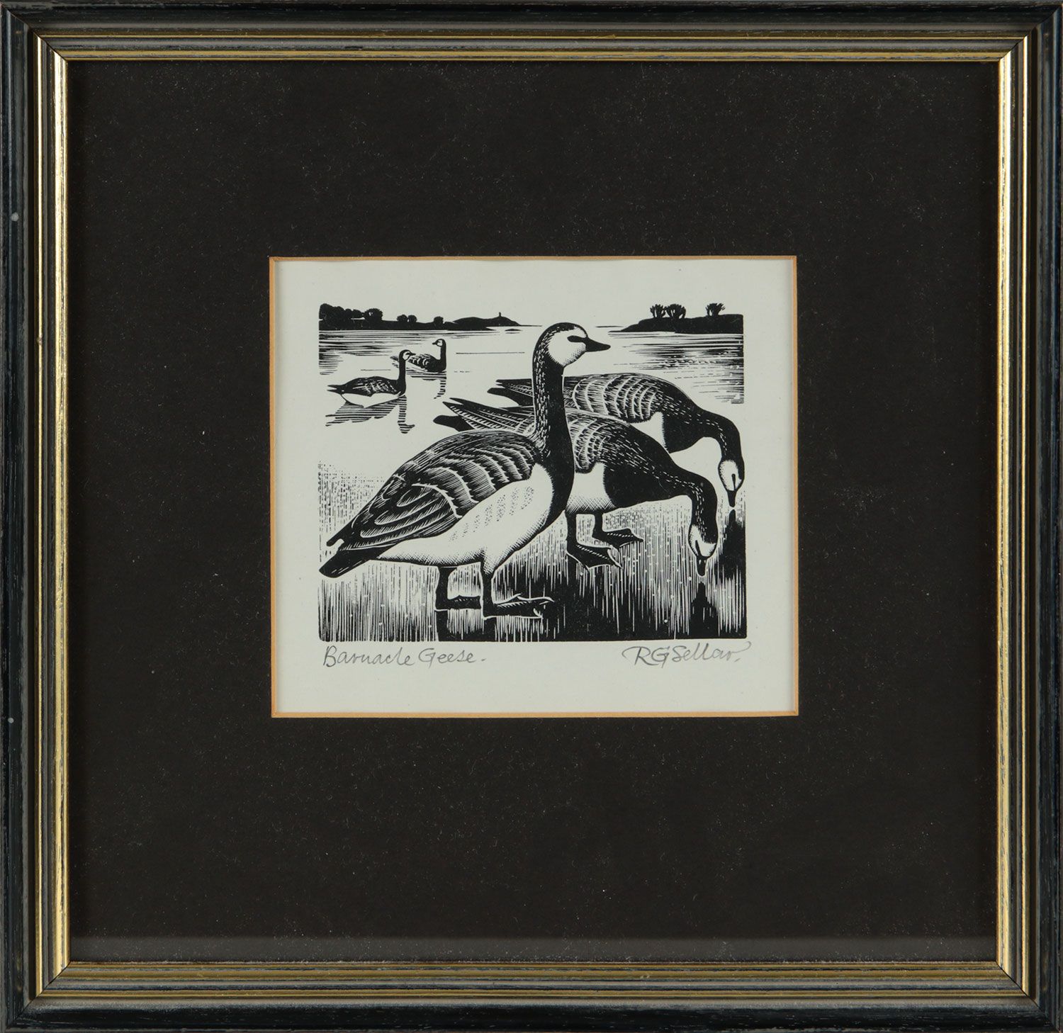 BARNACLE GEESE by Robert G. Sellar ARUA at Ross's Online Art Auctions