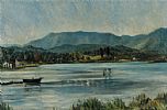LAKE GOUVIA, CORFU, GREECE by Coralie de Burgh Kinahan at Ross's Online Art Auctions