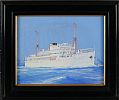 OCEAN LINER by Hamilton at Ross's Online Art Auctions