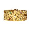 FRENCH 18CT GOLD DIAMOND, EMERALD & RUBY BRACELET at Ross's Online Art Auctions