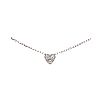 CARTIER 18CT WHITE GOLD MINI HEART OF DIAMOND NECKLACE at Ross's Online Art Auctions