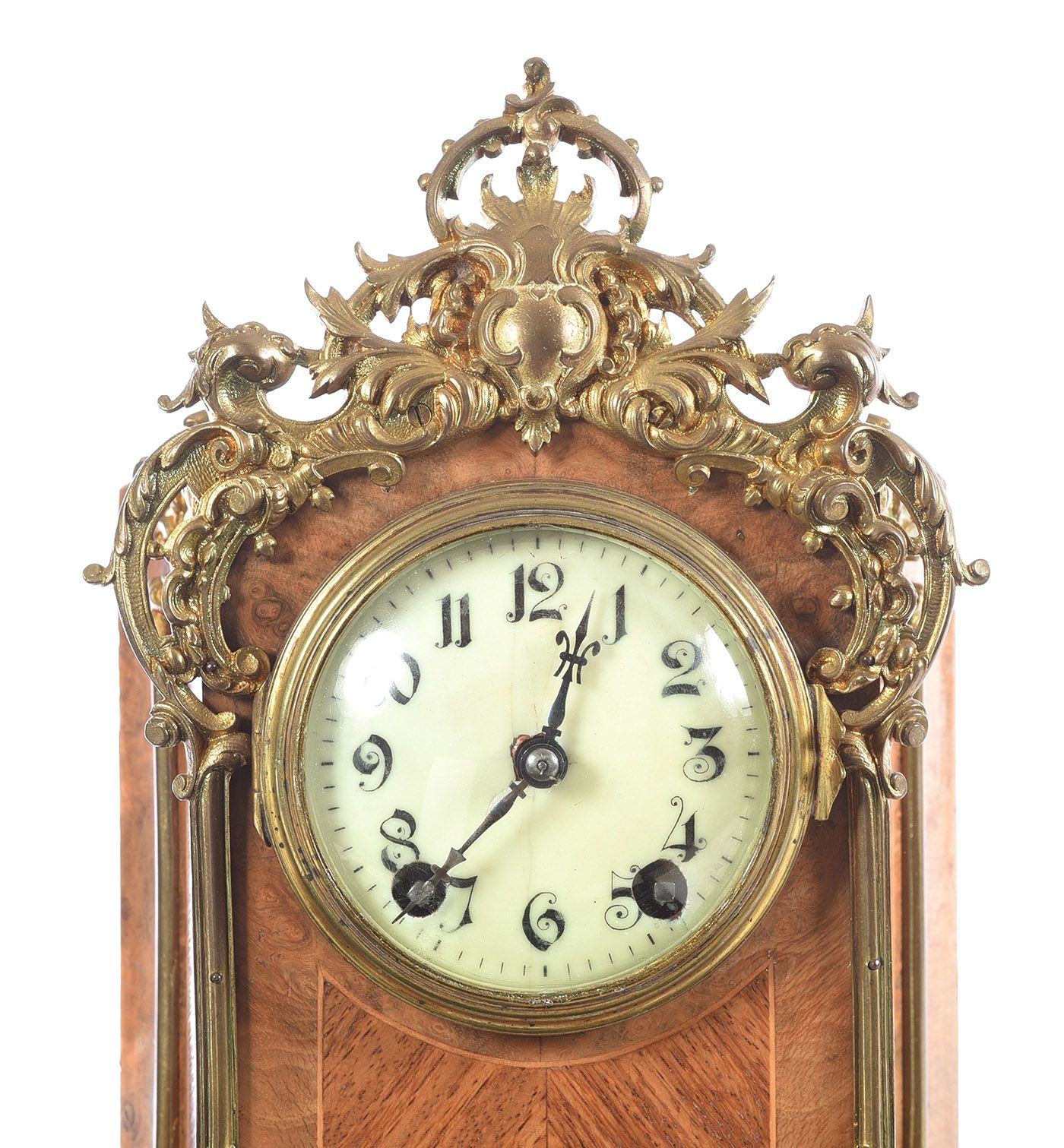 KINGWOOD MANTLE CLOCK & STAND at Ross's Online Art Auctions