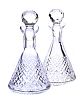 PAIR OF WATERFORD CRYSTAL DECANTERS at Ross's Online Art Auctions