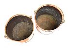 PAIR OF VICTORIAN COPPER LOG BUCKETS at Ross's Online Art Auctions