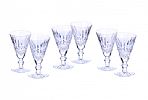 BOXED SET OF SIX WATERFORD CRYSTAL GLASSES at Ross's Online Art Auctions