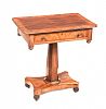 WILLIAM IV MAHOGANY LAMP TABLE at Ross's Online Art Auctions