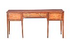REGENCY INLAID MAHOGANY CONSOLE TABLE at Ross's Online Art Auctions