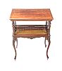 EDWARDIAN ROSEWOOD LAMP TABLE at Ross's Online Art Auctions