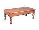 VICTORIAN STYLE MAHOGANY COFFEE TABLE at Ross's Online Art Auctions