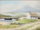 FISHERMANS COTTAGE by Susan Webb at Ross's Online Art Auctions