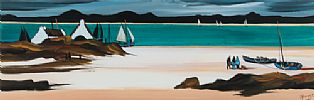 DAYS ON THE WHITE STRAND by J.P. Rooney at Ross's Online Art Auctions