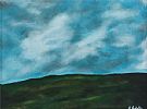 CLOUD ABOVE THE HILLSIDE, TORY ISLAND by Emily Rose Esdale MFA at Ross's Online Art Auctions