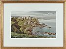 DUNLUCE CASTLE, COUNTY ANTRIM by Martin Hasson at Ross's Online Art Auctions