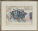 THE STAGE COACH by Hugh Thomson at Ross's Online Art Auctions