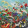 WILD SUMMER BLOOMS by Evelina Vine at Ross's Online Art Auctions