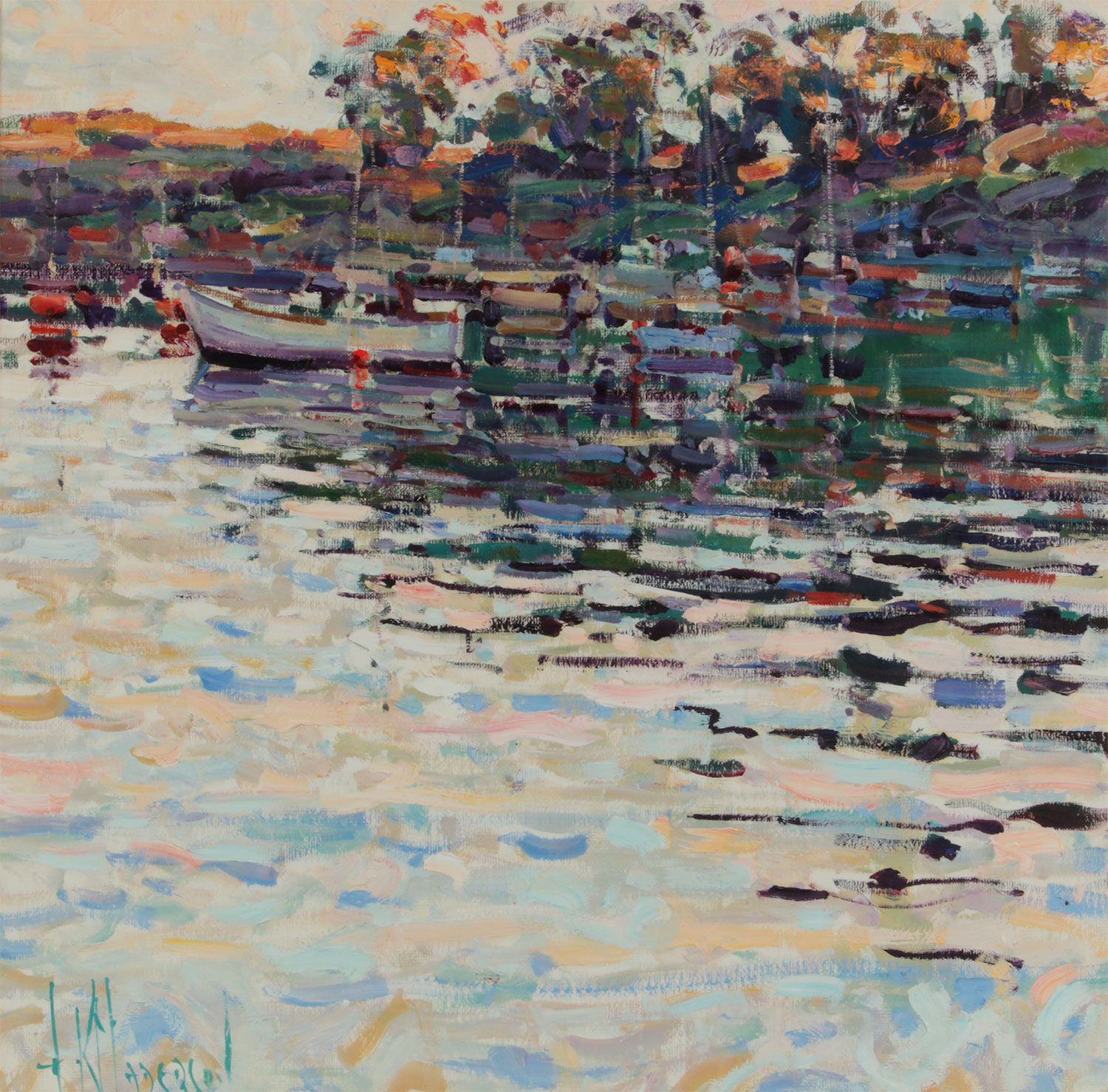 SALCOMBE EVENING , DEVON by Arthur K. Maderson at Ross's Online Art Auctions