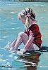 BEACH-GIRL by Marjorie Wilson at Ross's Online Art Auctions