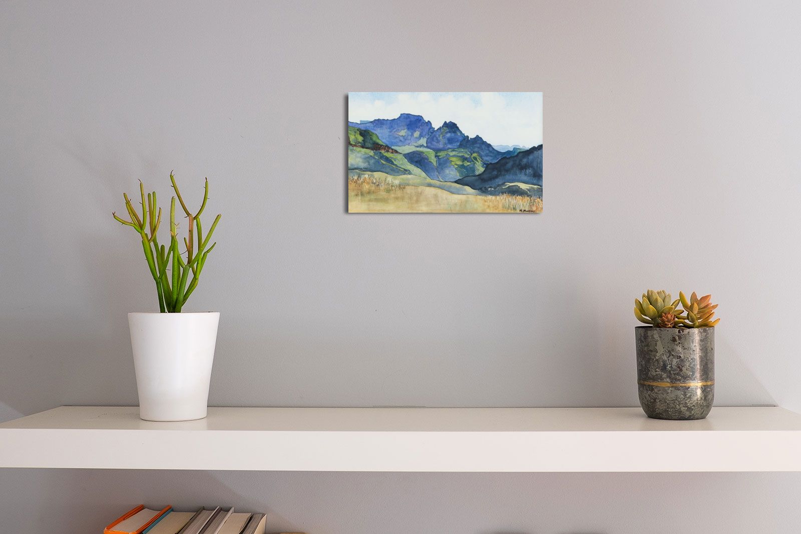 MOUNTAIN RANGE by N. Murray at Ross's Online Art Auctions