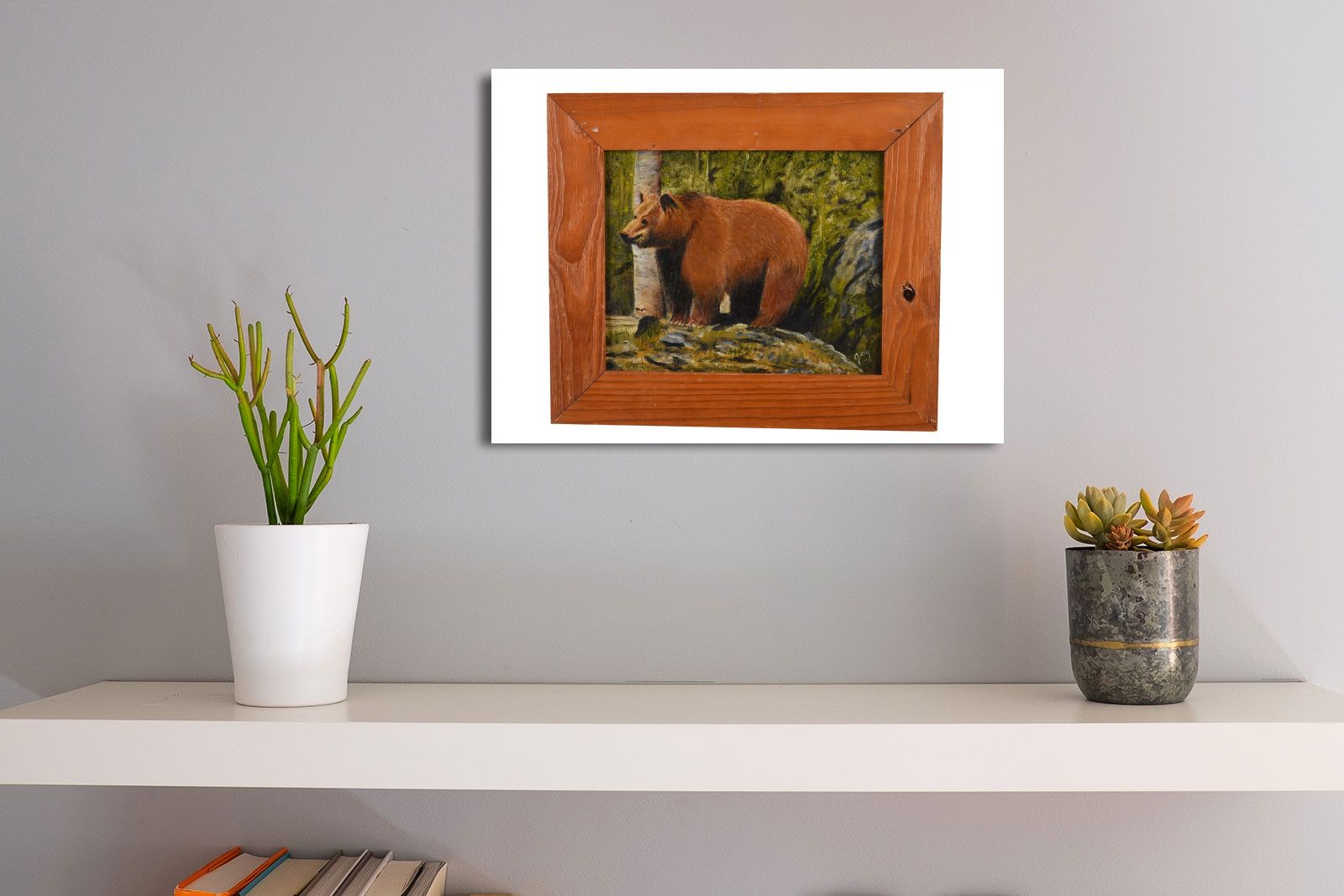 BROWN BEAR by Joy Gega at Ross's Online Art Auctions