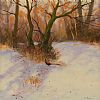 PHEASANT IN THE SNOW COVERED WOODS by Tom Stephenson at Ross's Online Art Auctions