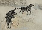 FLAT COATED RETRIEVERS by Henry Wilkinson RE ARCA at Ross's Online Art Auctions