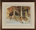 GIRLS BY THE WATERPUMP by Sir William Russell Flint RA at Ross's Online Art Auctions