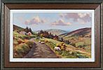 SHEEP IN THE GLENS by Donal McNaughton at Ross's Online Art Auctions