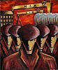 THE RED LEADERS by John Stewart at Ross's Online Art Auctions