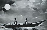 MOONLIGHT ADVENTURE BY THE FANAD CURRACH MEN by Sean Lorinyenko at Ross's Online Art Auctions