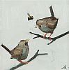 THE BIRDS AND THE BEE by Vivek Mandalia at Ross's Online Art Auctions