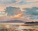 EVENING SKY , SCRABO, COUNTY DOWN by James McKendry at Ross's Online Art Auctions